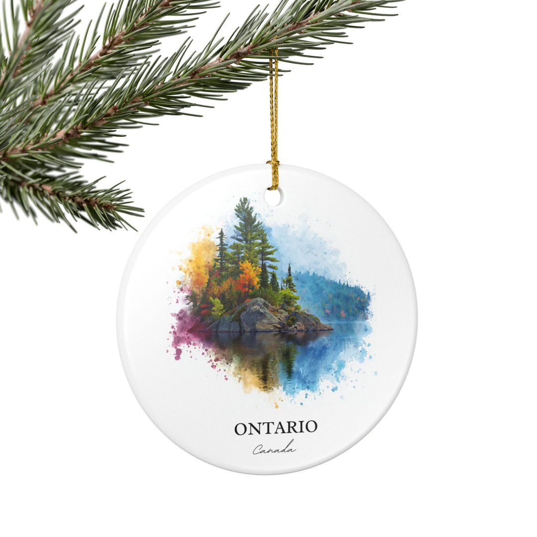 Ontario Ornament: Unique Ontario Souvenir, Ontario Xmas Decor, and Authentic Ontario Canada Gift