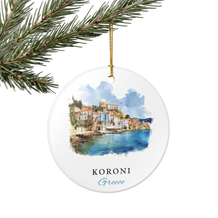Koroni, Greece Ornament: Unique Koroni Souvenir, Koroni Xmas Decor, and Authentic Koroni Gift