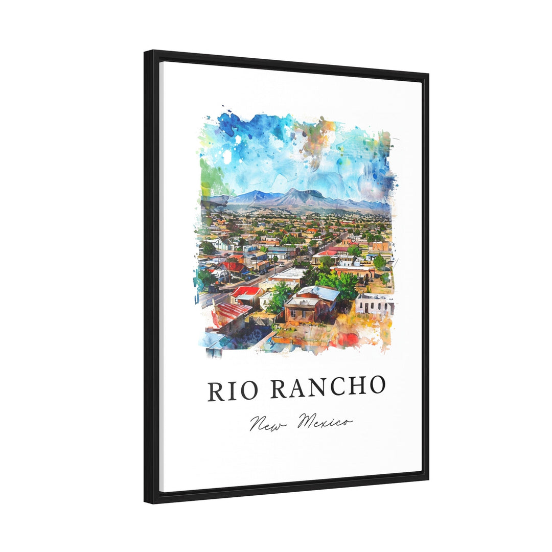 Rio Rancho NM Wall Art, Rio Rancho Print, Rio Rancho Watercolor Art, Sandoval County NM Gift,