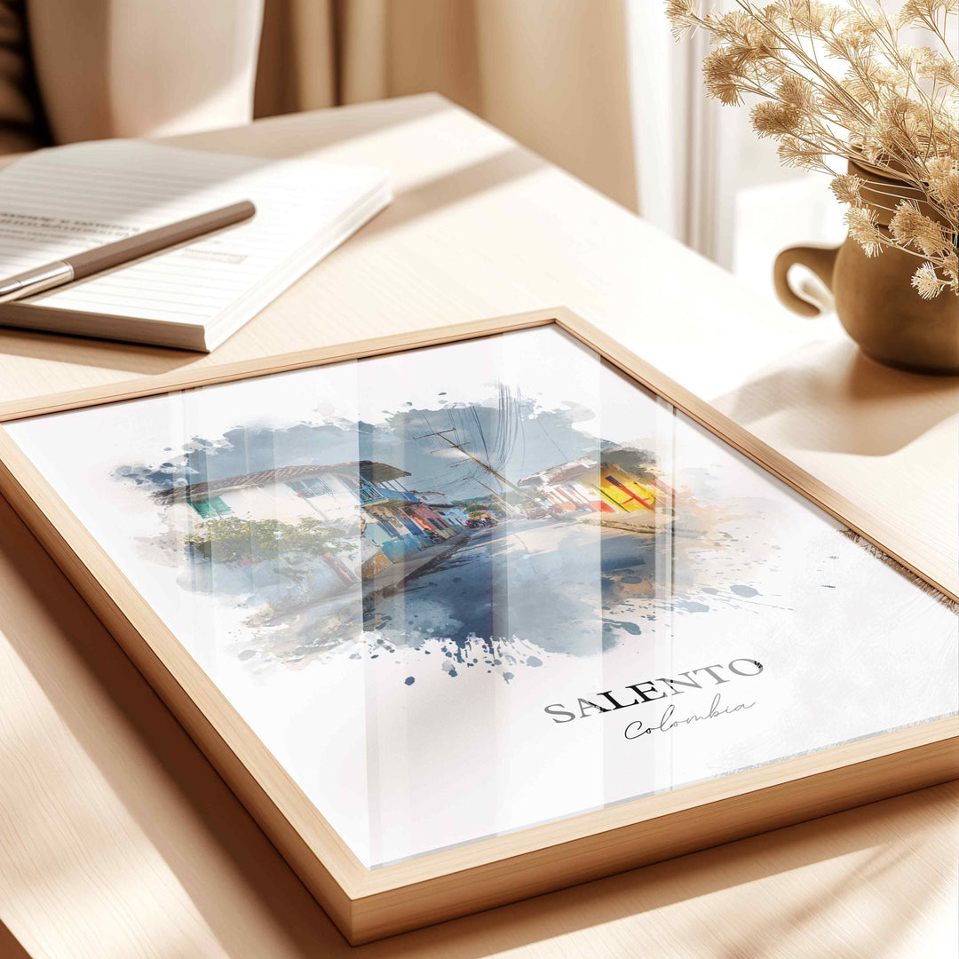 Salento, Colombia – Watercolor Art Print