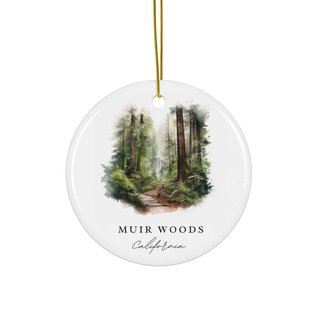 Muir Woods Ornament: Unique Muir Woods Souvenir, Muir Woods CA Decor, and Authentic Muir Woods California Gift