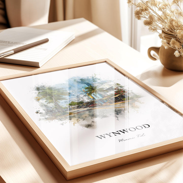 Wynwood, Florida – Watercolor Art Print