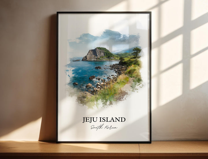 South Island NZ Wall Art, South Island Print, South Island Watercolor Art, New Zealand Gift, Travel Print, Travel Poster, Housewarming Gift