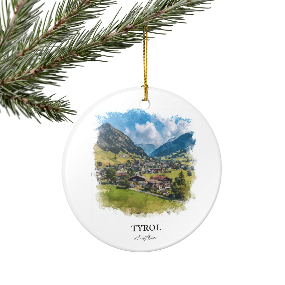 Tyrol Ornament: Unique Tyrol Austria Souvenir, Austria Xmas Decor, and Authentic Tyrol Austria Gift