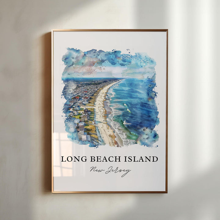 Long Beach Island Wall Art - Jersey Shore Print