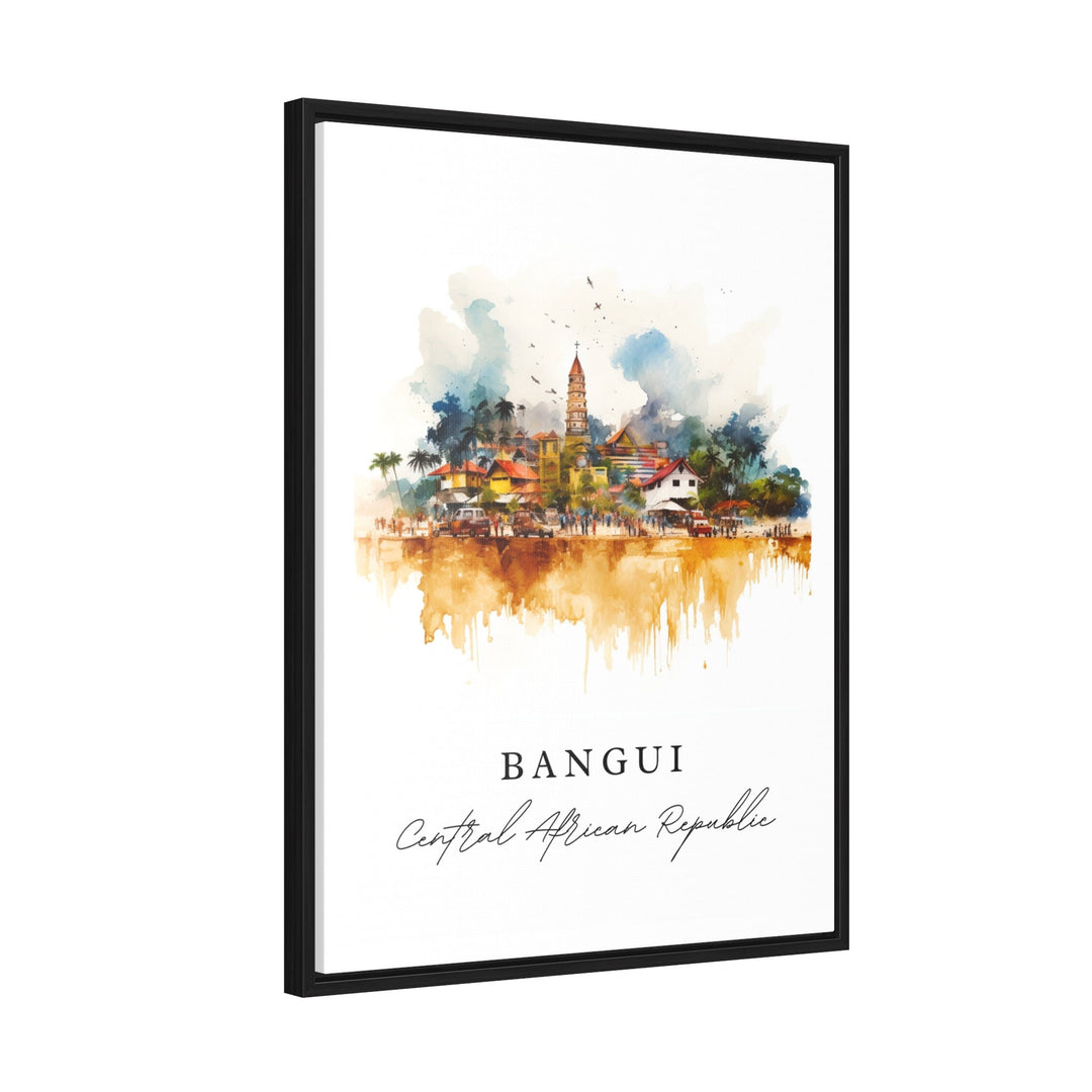 Bangui Wall Art - Central African Republic Print