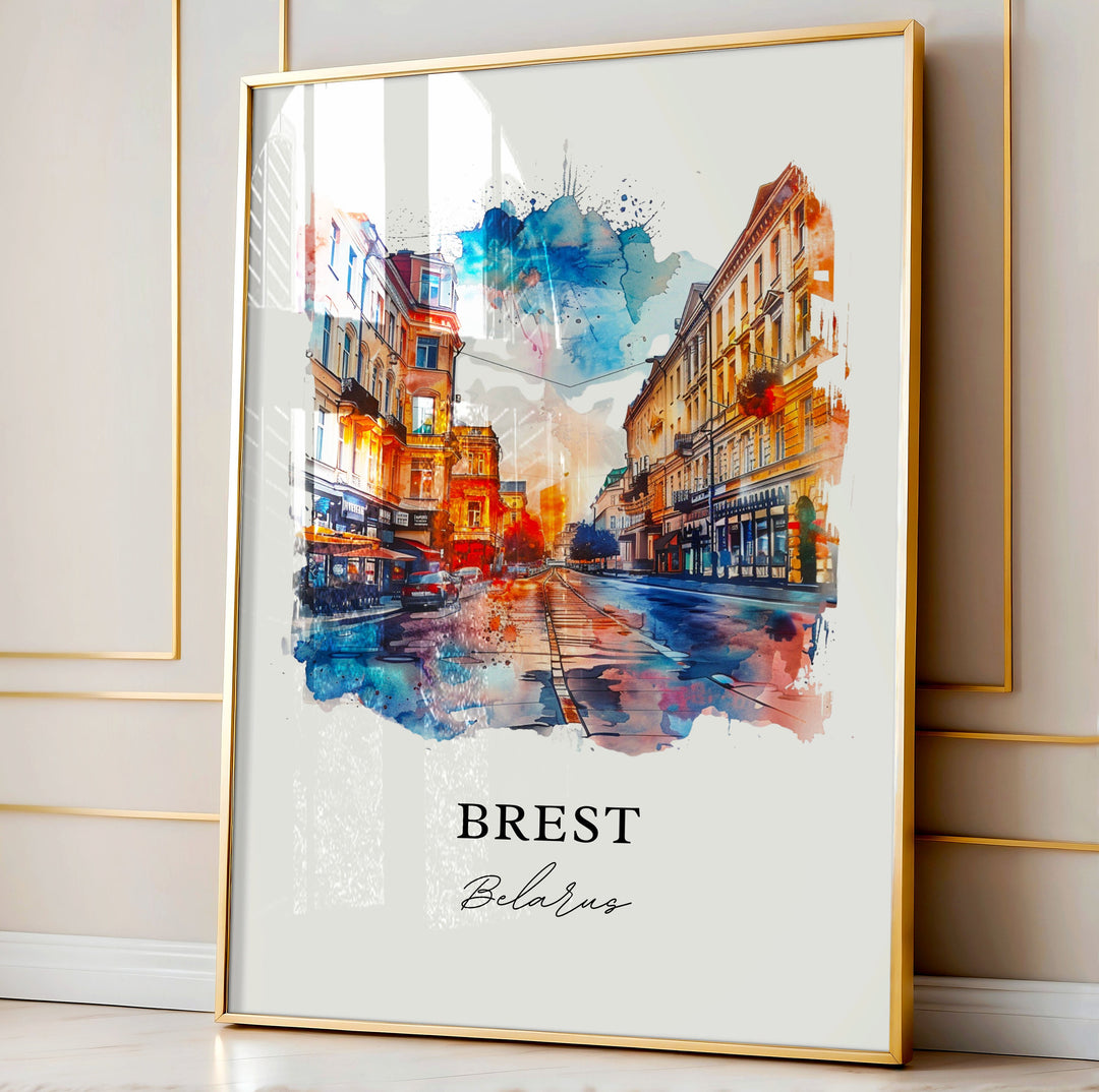 Brest Wall Art - Belarus Print