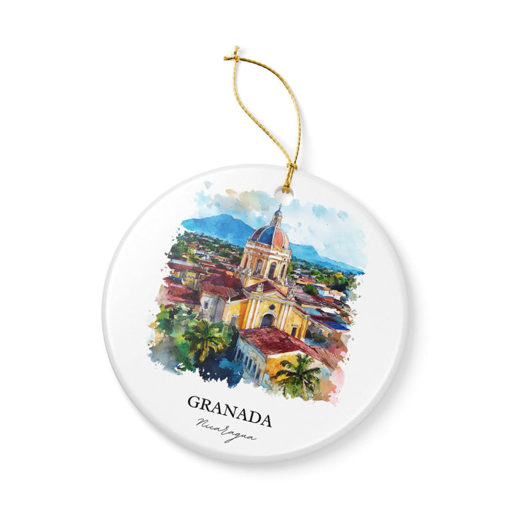 Granada Nicaragua Ornament: Unique Granada Souvenir, Nicaragua Xmas Decor, and Authentic Nicaragua Gift