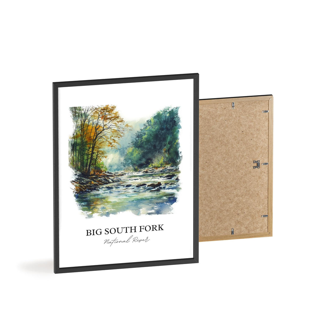 Big South Fork, USA – Watercolor Art Print