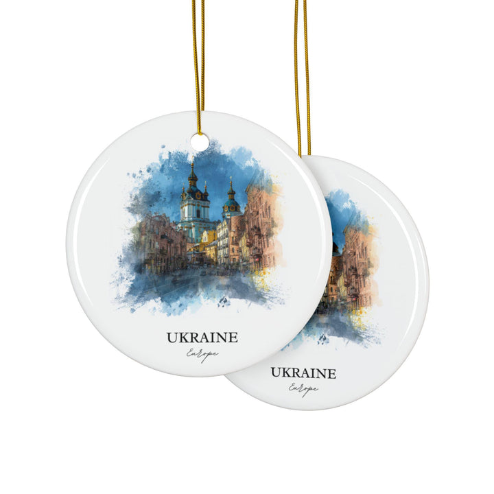 Ukraine Ornament: Unique Ukraine Souvenir, Ukraine Xmas Decor, and Authentic Ukraine Gift