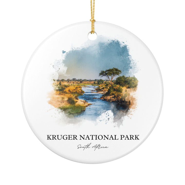Kruger National Park Ornament: Unique Kruger Souvenir, Kruger Xmas Decor, and Authentic South Africa Gift