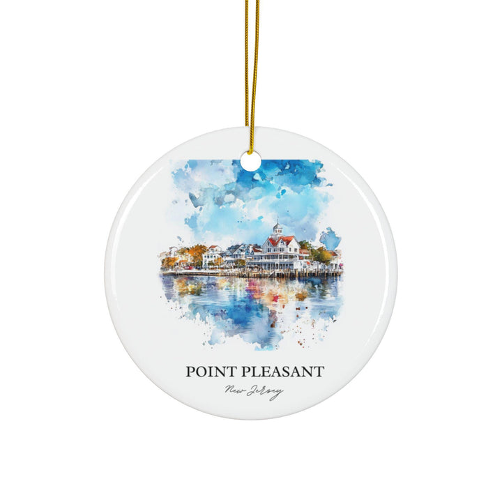 Point Pleasant NJ Ornament: Unique Jersey Shore Souvenir, Jersey Shore Xmas Decor, and Authentic Point Pleasant NJ Gift