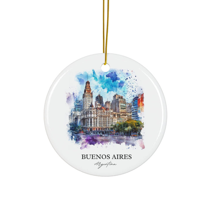 Buenos Aires Ornament: Unique Argentina Souvenir, Buenos Aires Xmas Decor, and Authentic Buenos Aires Gift