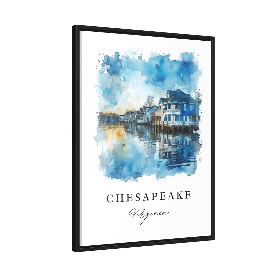 Chesapeake VA wall art - Virginia, Chesapeake print, Chesapeake Wedding gift, Birthday present, Custom Text, Perfect Gift