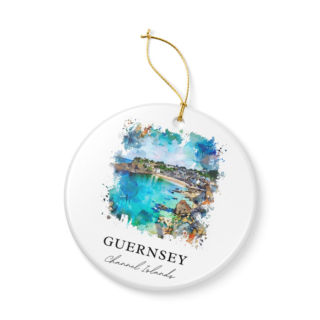 Guernsey Ornament: Unique Channel Islands Souvenir, Channel Islands Xmas Decor, and Authentic Channel Islands Gift