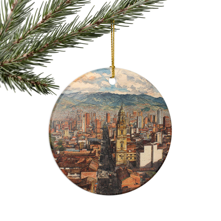 Bogota Colombia Ornament: Unique Bogota Souvenir, Bogota Xmas Decor, and Authentic Bogota Colombia Gift