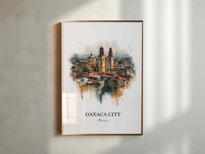 Oaxaca, Mexico – Watercolor Art Print