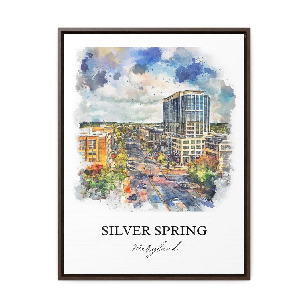Silver Spring MD Wall Art - Maryland Print