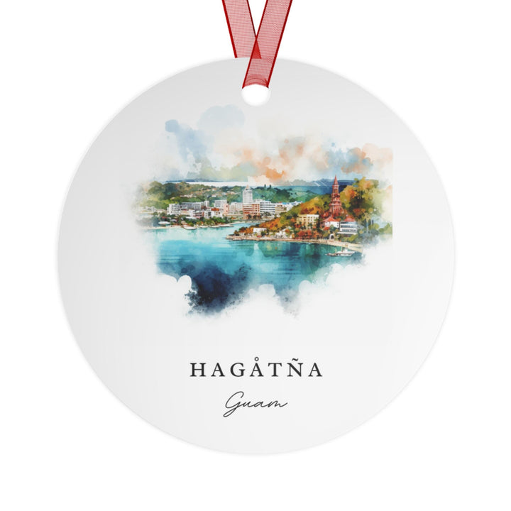 Hagatna Guam Ornament: Unique Hagatna Souvenir, Hagatna Xmas Decor, and Authentic Guam Christmas Gift