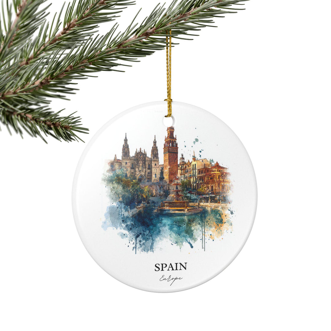 Spain Ornament: Unique Spain Souvenir, Spain Xmas Decor, and Authentic Spain Travel Gift