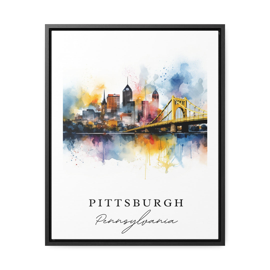 Pittsburgh PA wall art - Pennsylvania, Pittsburgh poster, Pittsburgh Wedding gift, Birthday present, Custom Text, Personalized Gift