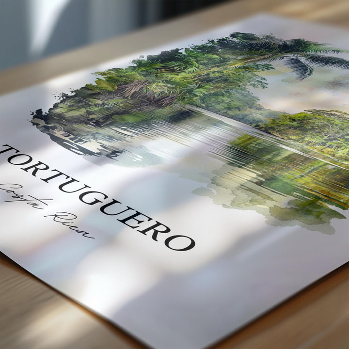 Tortuguero, Costa Rica – Watercolor Art Print