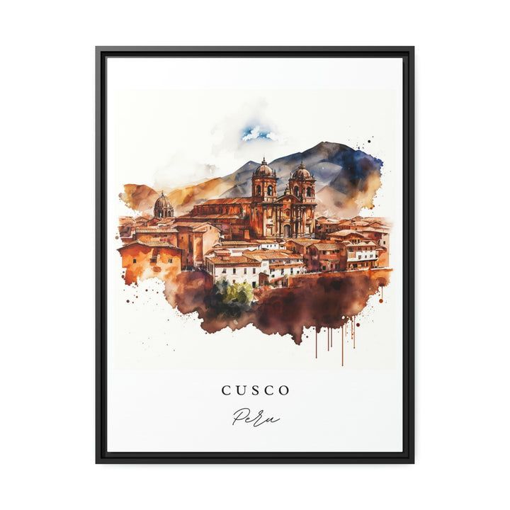 Cusco Peru wall art - Peru, Cuzco poster, Cusco Peru Wedding gift, Cusco Cityscape Birthday present, Custom Text, Personalised Gift