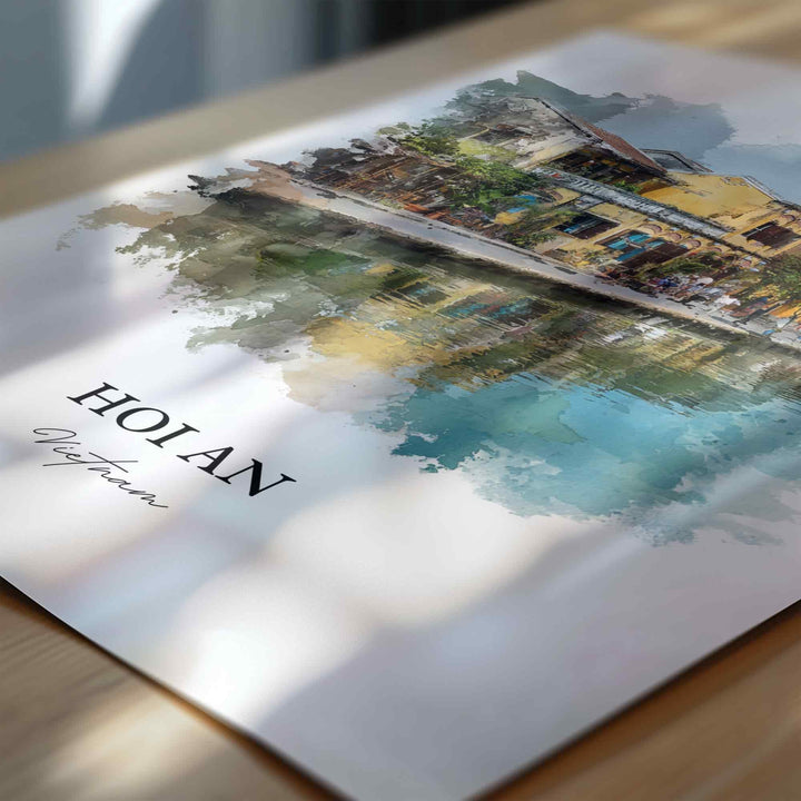 Hoi An, Vietnam – Watercolor Art Print
