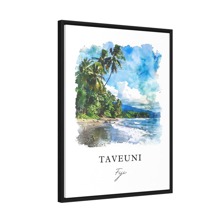 Taveuni Fiji Wall Art, Taveuni Island Print, Taveuni Watercolor Art, Taveuni Fiji Gift,