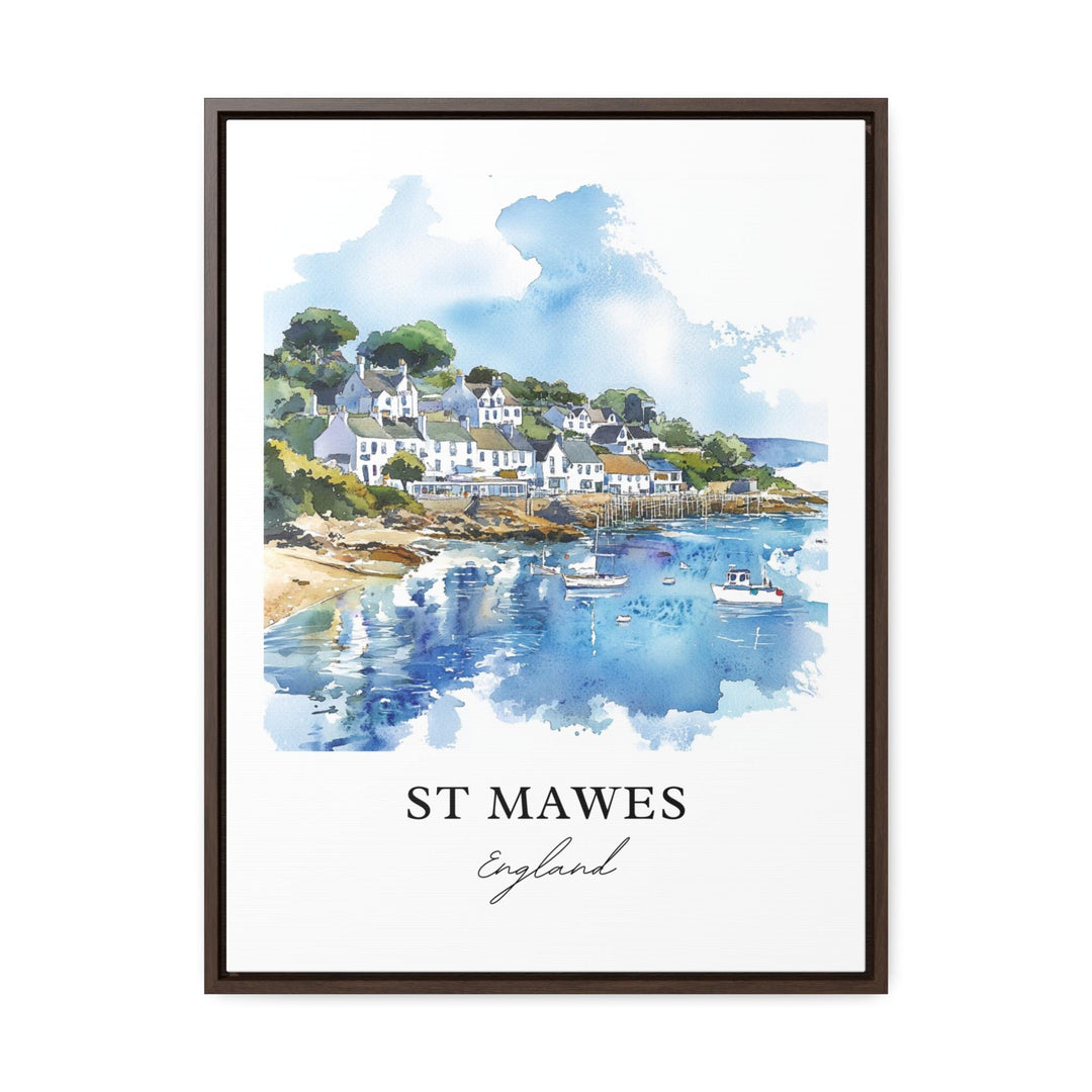 St Mawes, England – Watercolor Art Print