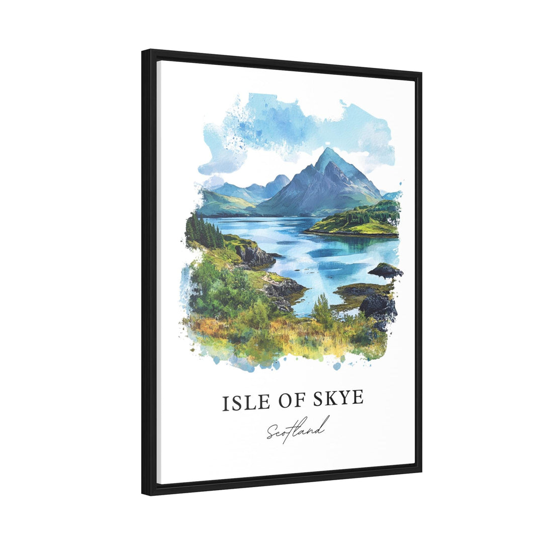 Isle of Skye Wall Art, Skye Scotland Print, Skye Watercolor Art, Isle of Skye Gift,