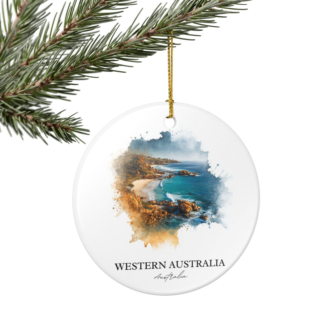 Western Australia Ornament: Unique Australia Souvenir, Australia Xmas Decor, and Authentic Western Australia Gift