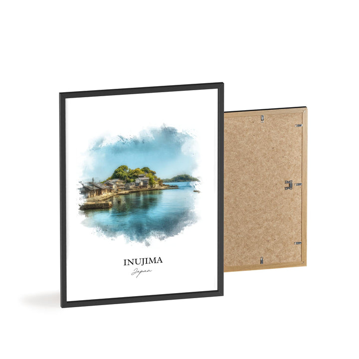 Inujima, Japan – Watercolor Art Print