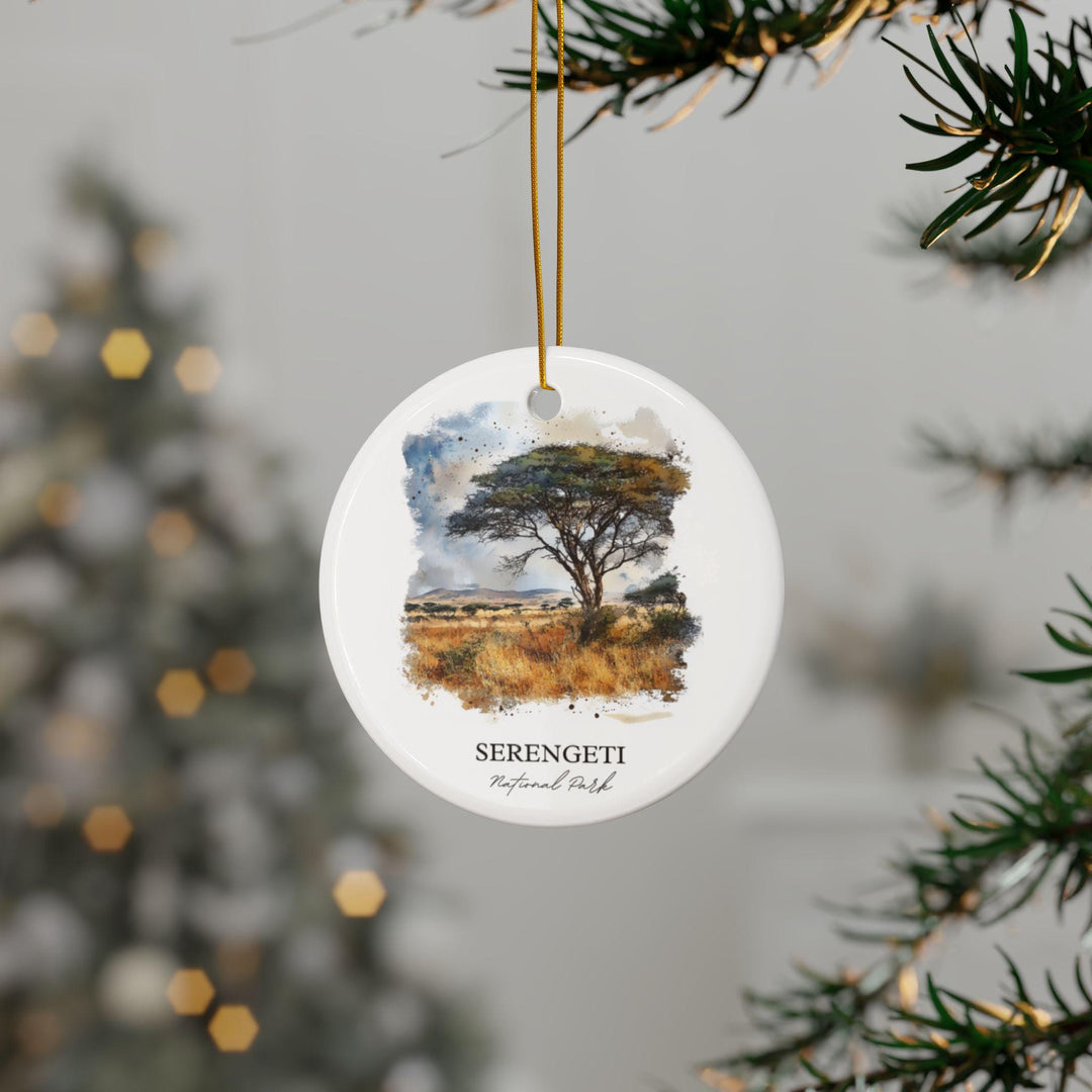 Serengeti Ornament: Unique Serengeti National Park Souvenir, Tanzania Xmas Decor, and Authentic Tanzania Gift