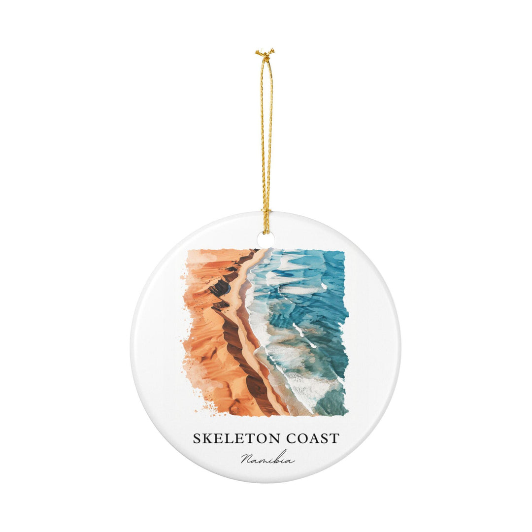 Skeleton Coast Ornament: Unique Skeleton Coast Souvenir, Namibia Xmas Decor, and Authentic Namibia Gift