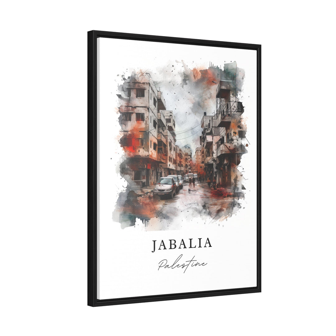 Jabalia Wall Art, Palestine Print, Jabalia Wall Art, Palestine Gift, Jabalia Travel Print, Travel Poster, Travel Gift, Housewarming Gift