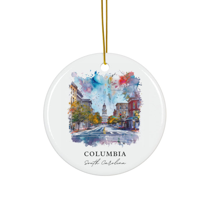 Columbia SC Ornament: Unique Columbia SC Souvenir, South Carolina Xmas Decor, and Authentic Columbia SC Gift