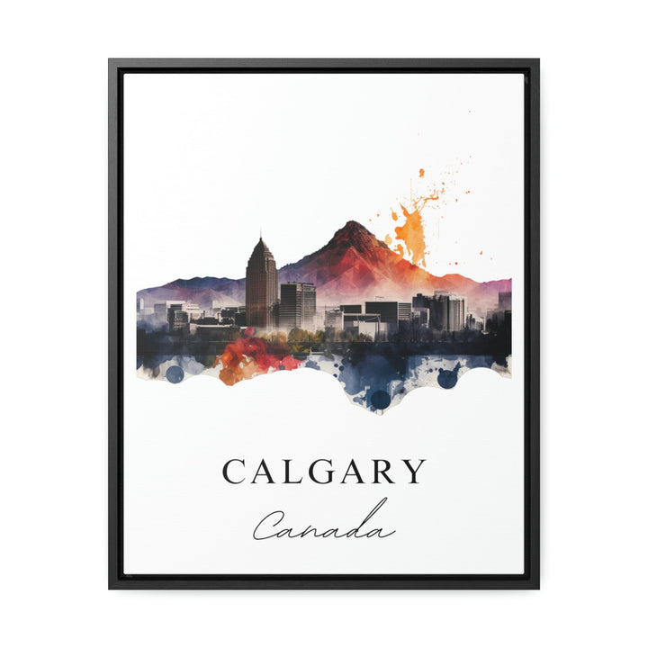 Calgary Wall Art - Canada Print