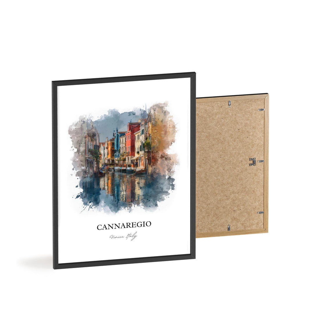 Cannaregio Wall Art, Venice Italy Print, Venice Italy Watercolor Art, Venice Italy Gift, Italy Print, Travel Poster, Housewarming Gift