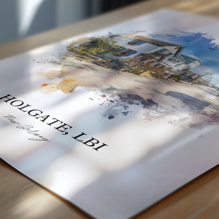 Holgate, New Jersey – Watercolor Art Print