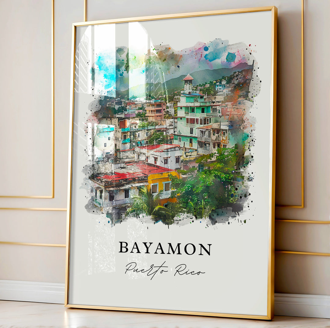 Bayamon Wall Art - Puerto Rico Print