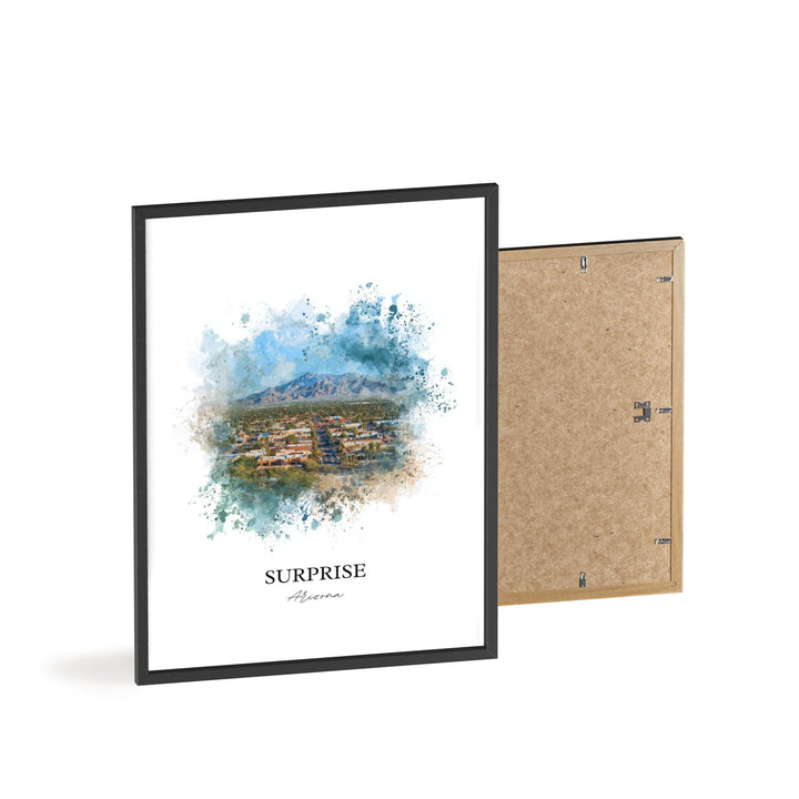 Surprise, Arizona – Watercolor Art Print