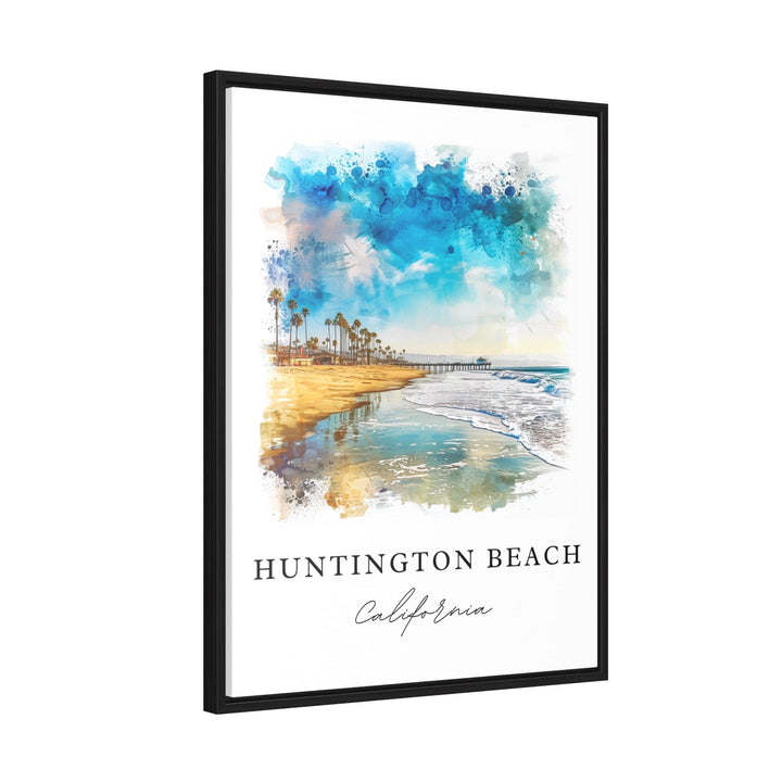Huntington Beach Art Print, California Print, LA Wall Art, Huntington Beach Gift,