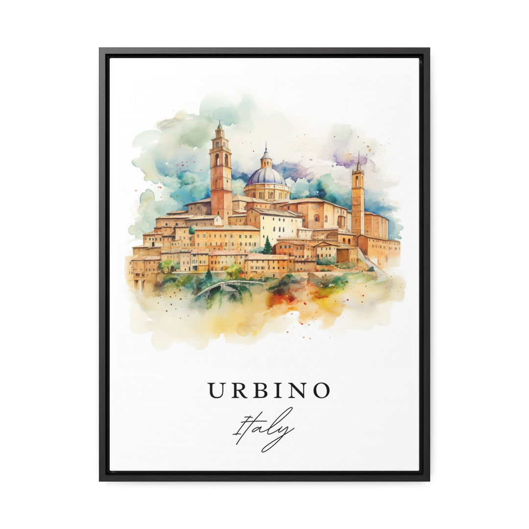 Urbino Italy wall art - Italy, Urbino IT print, Urbino Italia Wedding gift, Urbino Birthday present, Custom Text, Perfect Gift