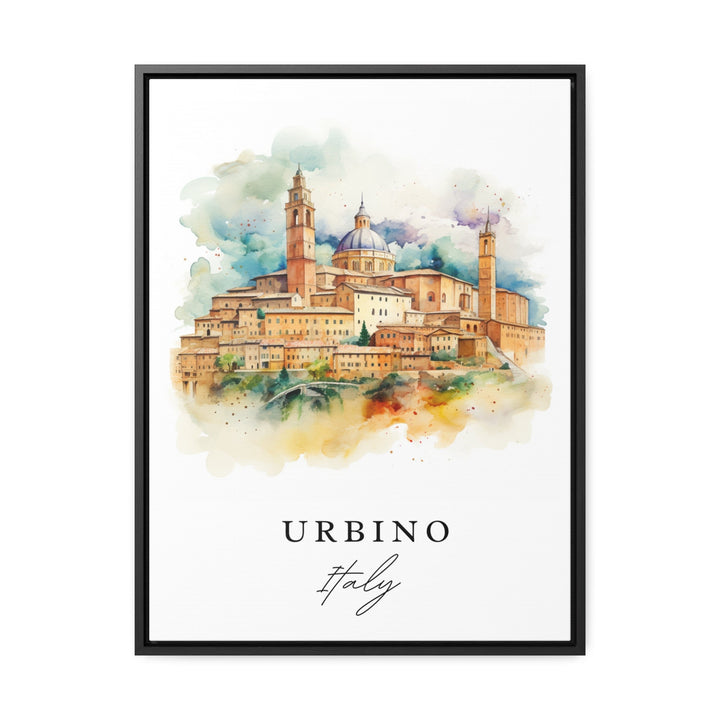 Urbino Italy wall art - Italy, Urbino IT print, Urbino Italia Wedding gift, Urbino Birthday present, Custom Text, Perfect Gift