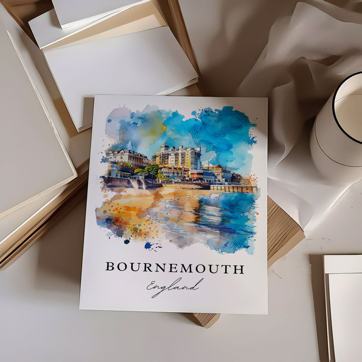 Bournemouth Wall Art - Dorset England UK Print