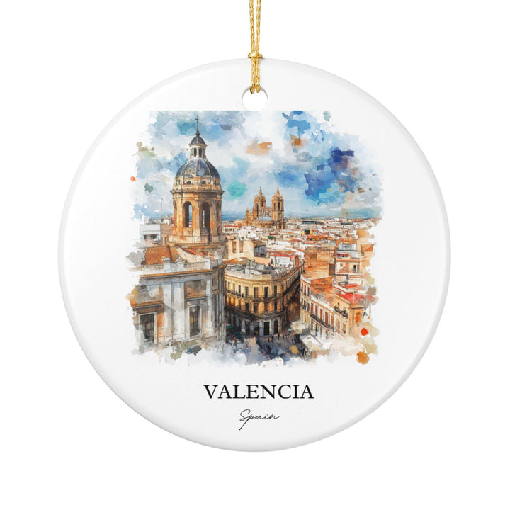 Valencia Spain Ornament: Unique Valencia Spain Souvenir, Valencia Spain Decor, and Authentic Spain Gift
