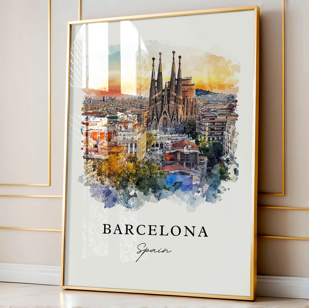 Barcelona Wall Art - La Sagrada Print