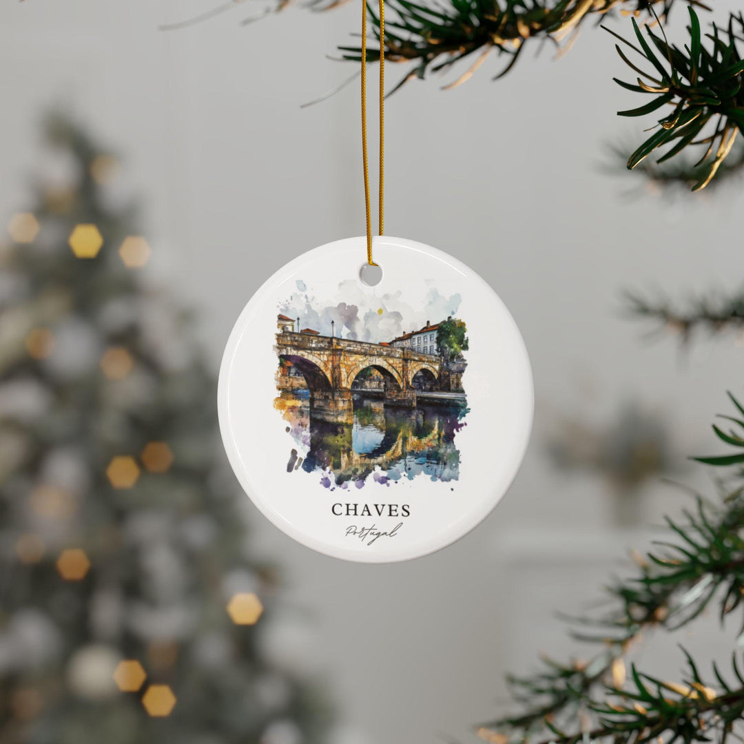 Chaves Portugal Ornament: Unique Chaves Souvenir, Chaves Xmas Decor, and Authentic Chaves Portugal Gift