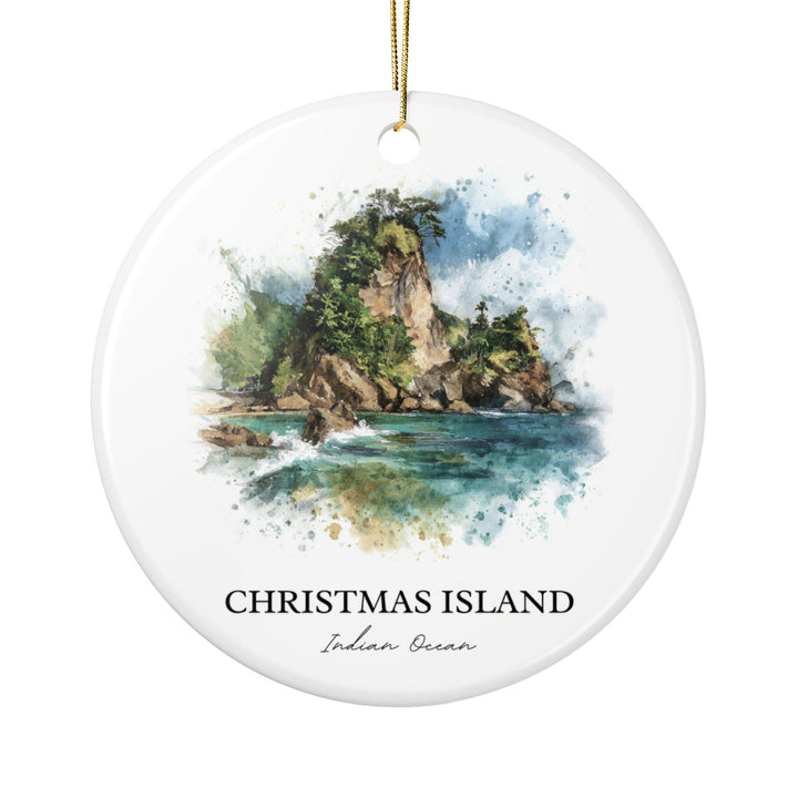 Christmas Island Ornament: Unique Christmas Island Souvenir, Christmas Island Xmas Decor, and Authentic Christmas Island Gift